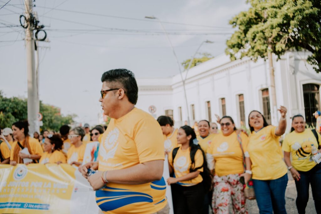 Participantes de la tercera Caminata por la Vida en Barranquilla, 11 de septiembre de 2026