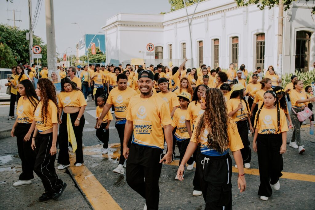 Participantes de la tercera Caminata por la Vida en Barranquilla, 11 de septiembre de 2026